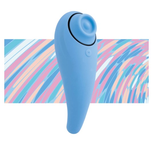 FeelzToys - FemmeGasm Tapping & Tickling Vibrator Turkusowy